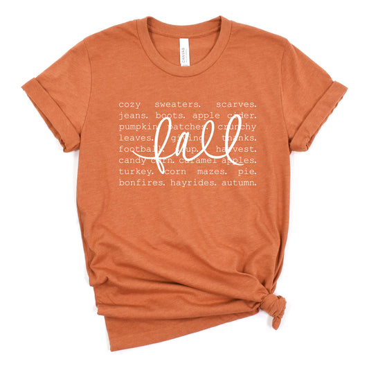 Fall Words