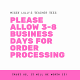 Teacher Varsity Long Sleeve Tee
