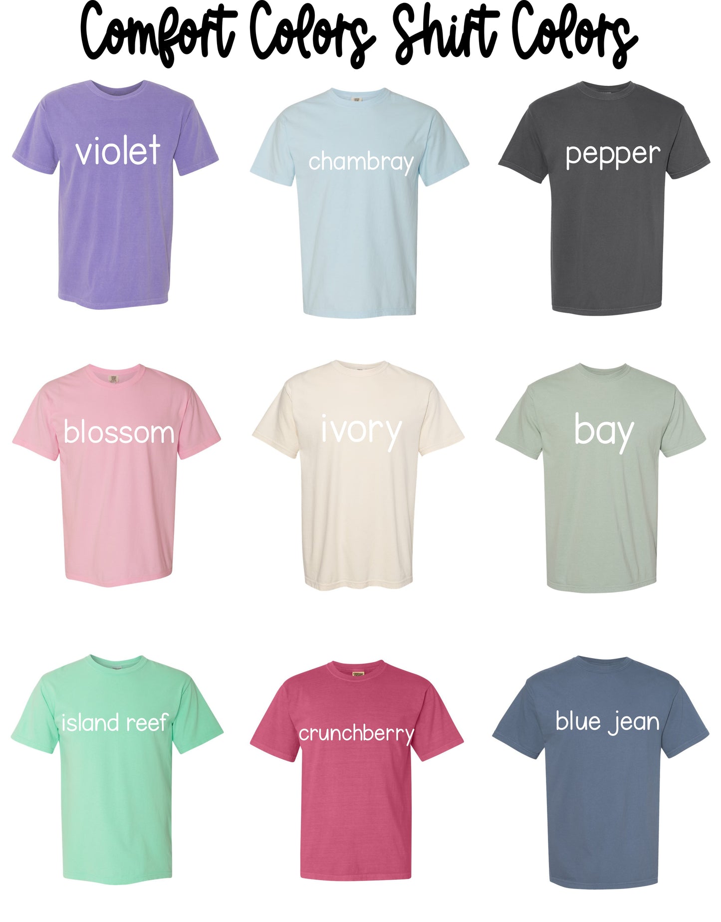 TEACH Comfort Colors tee