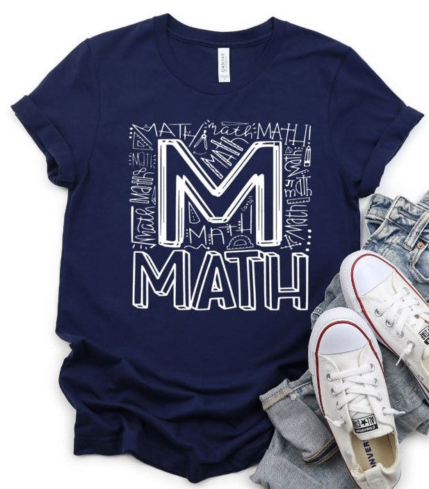 MATH typography