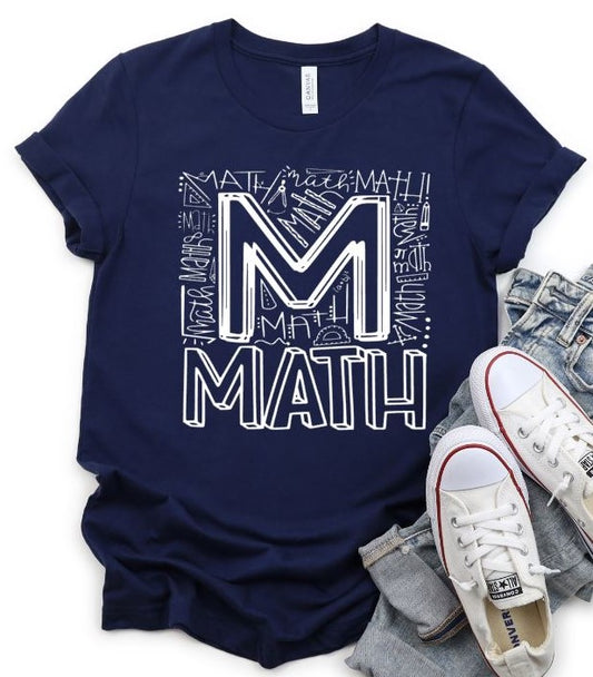 MATH typography