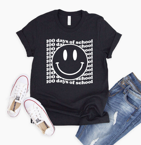 100 Days Of School Smiley Face