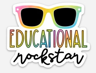 Educational Rockstar Sticker